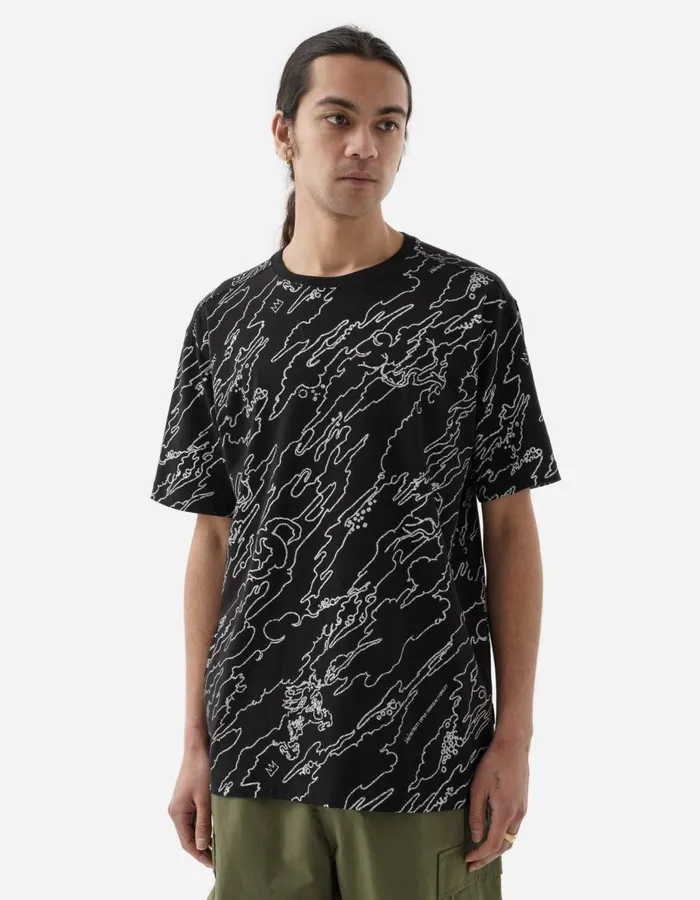 Maharishi Short Sleeve TShirts 5131 Maha Basquiat DPM TShirt Camo 8211 Men