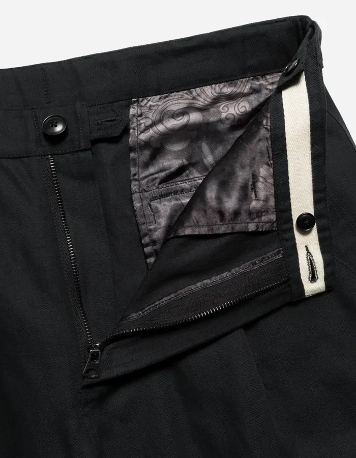 Maharishi Utility Pants 5288 Hemp Loose Chino Black 8211 Men
