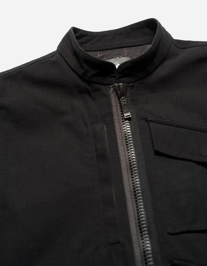 Maharishi Vests 5223 Cordura Asym Armour Vest BlackSubdued Night 8211 Men