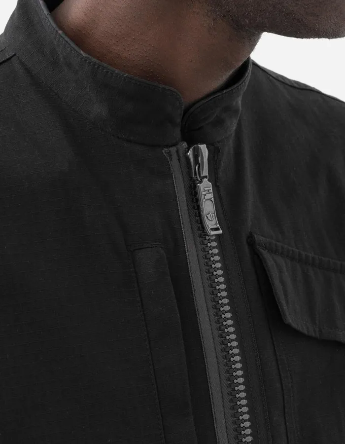 Maharishi Vests 5223 Cordura Asym Armour Vest BlackSubdued Night 8211 Men