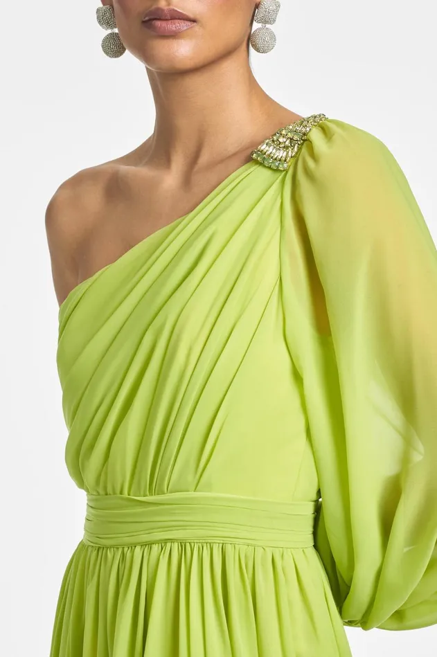 Makayla Gown 8211 Chartreuse Women Sachin and Babi Boho
