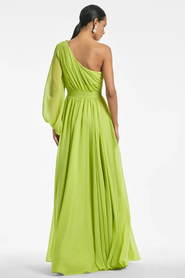 Makayla Gown 8211 Chartreuse Women Sachin and Babi Boho