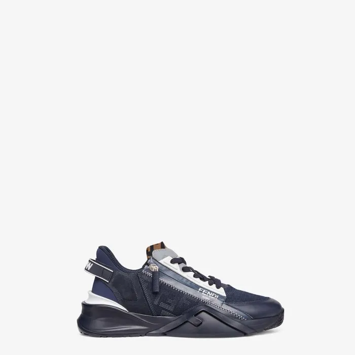 Man Blue Fabric LowTops Black Fendi Fendi Flow