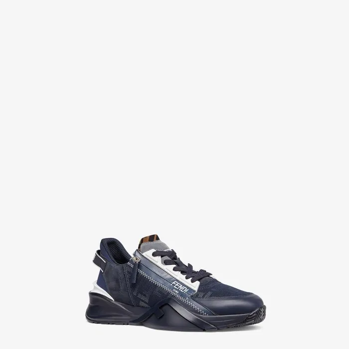 Man Blue Fabric LowTops Black Fendi Fendi Flow