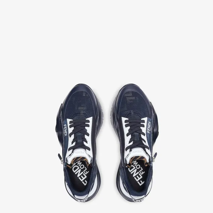 Man Blue Fabric LowTops Black Fendi Fendi Flow