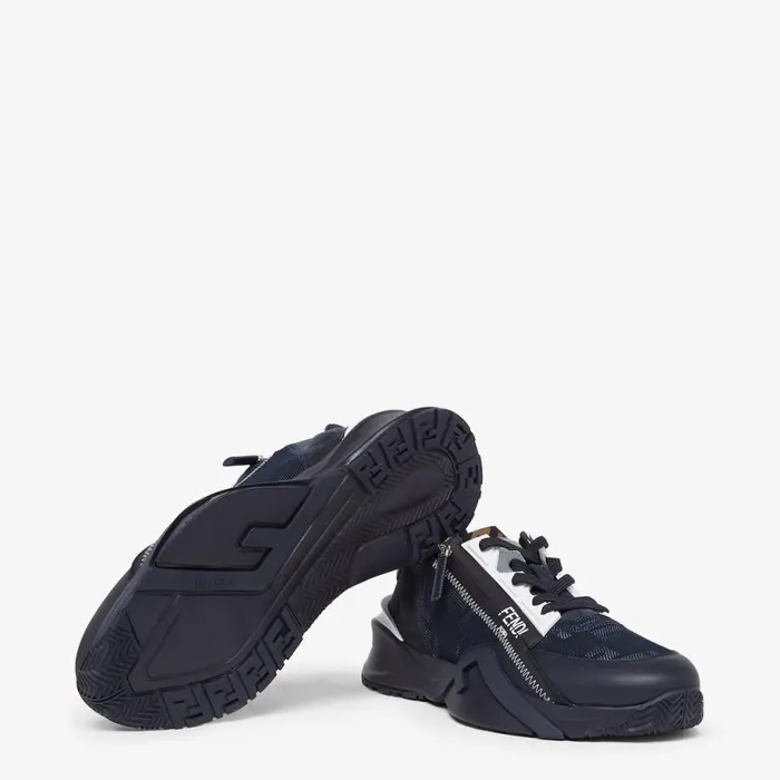 Man Blue Fabric LowTops Black Fendi Fendi Flow