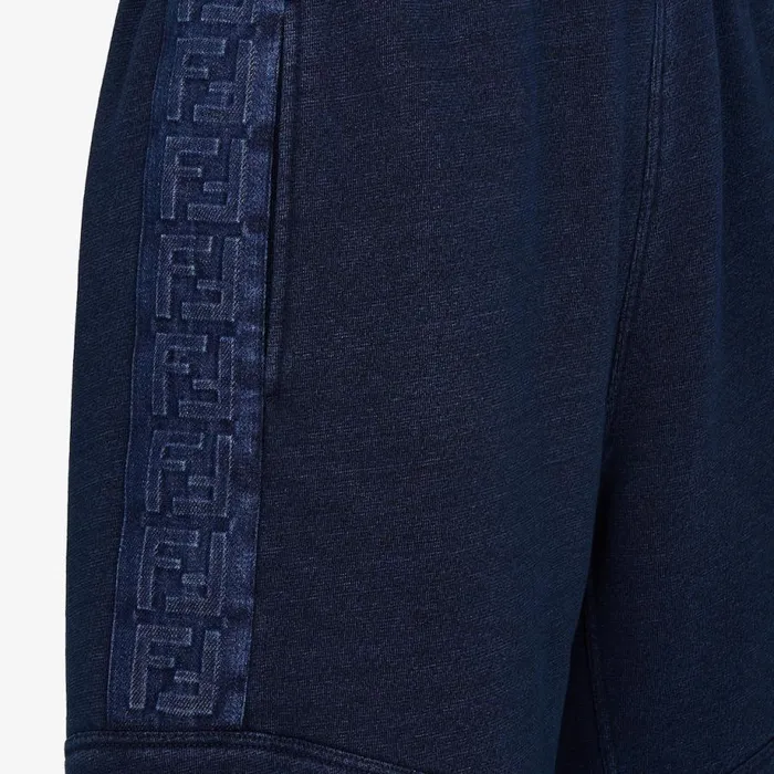 Man Blue Jersey Trousers Blue Fendi Activewear