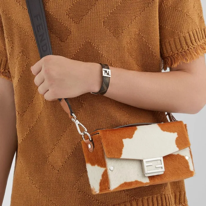 Man Brown Bracelet Brown Fendi Bracelets