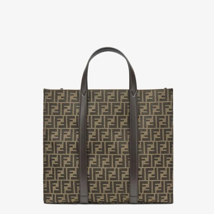 Man Ff Jacquard Fabric Bag Multicolour Fendi Travel Bags