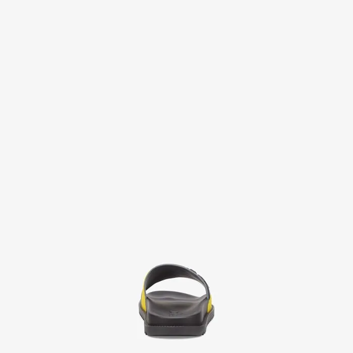 Man Multicolour Rubber Slides Multicolour Fendi Slides and Sandals
