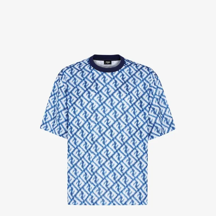 Man Multicolour Tech Mesh TShirt Multicolour Fendi Activewear