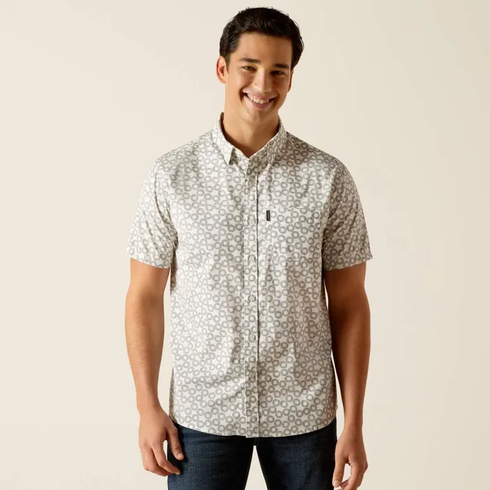 Marc Stretch Modern Fit Shirt Vanilla Ice Men Ariat Button Down Shirts