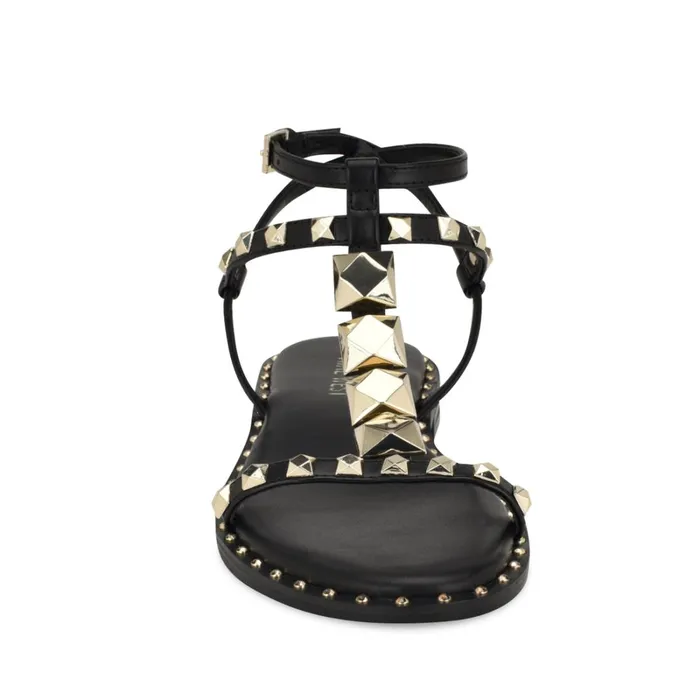 Marcila Studded Ankle Strap Sandals Black Women Nine West Sandals Marcila Studded Ankle Strap Sandals Black Women Nine West Sandals