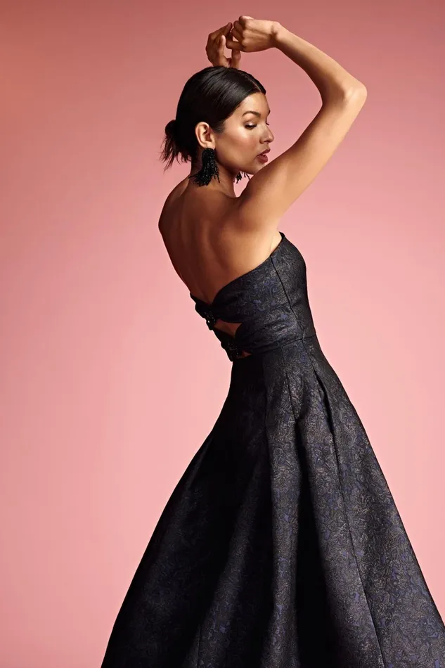 Margaux Gown 8211 BlackMidnight Women Sachin and Babi Evening
