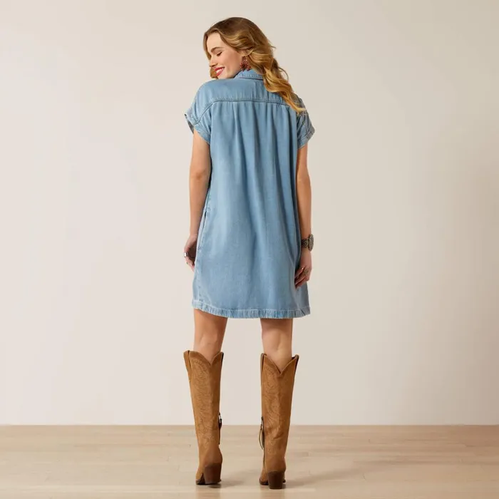 Marla Shirt Dress Wave Women Ariat Dresses and Skirts Marla Shirt Dress Wave Women Ariat Dresses and Skirts