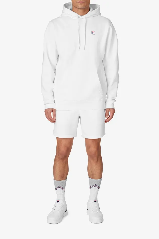 Matching Sets Men Fila Classic Pullover Hoodie 100 White