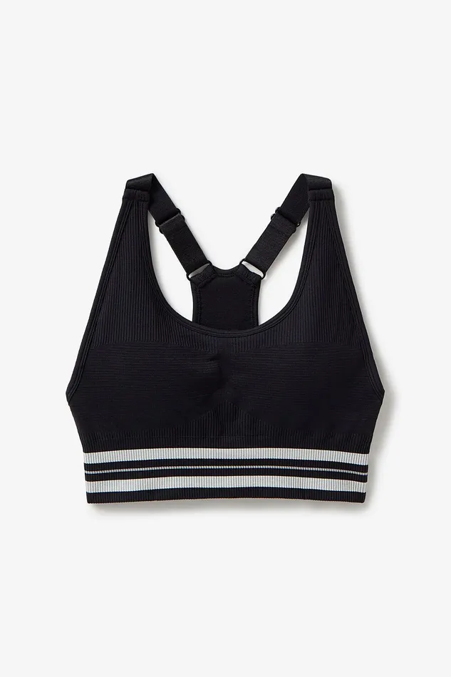 Matching Sets Women Fila Lucky Ace Seamless Sports Bra 985 Blackgardeniaultimate Gray