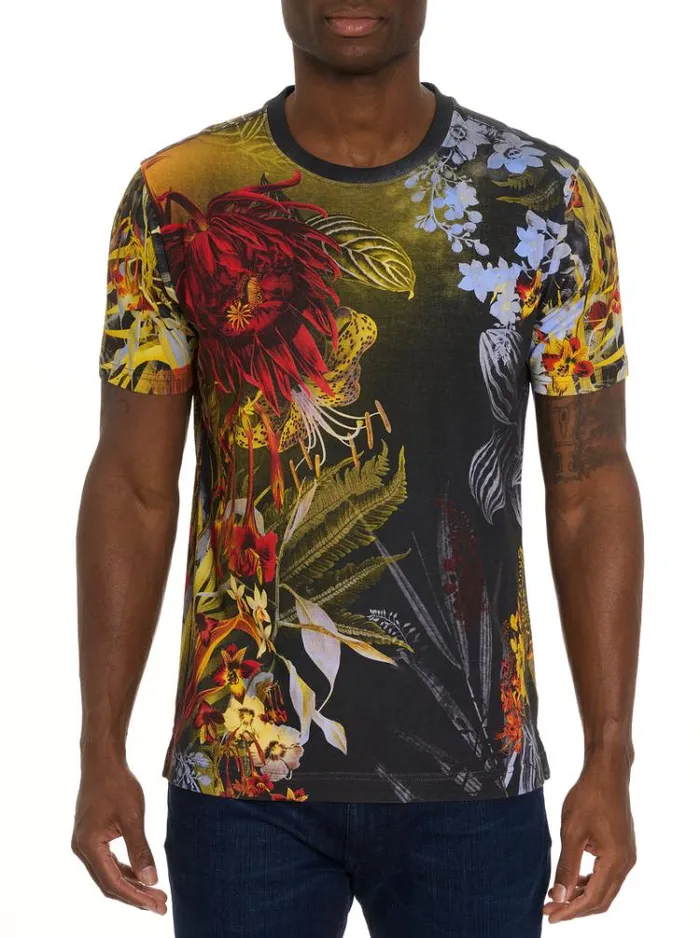 Men AUTUMN GARDEN GRAPHIC TSHIRT Multi Robert Graham Polos and TShirts