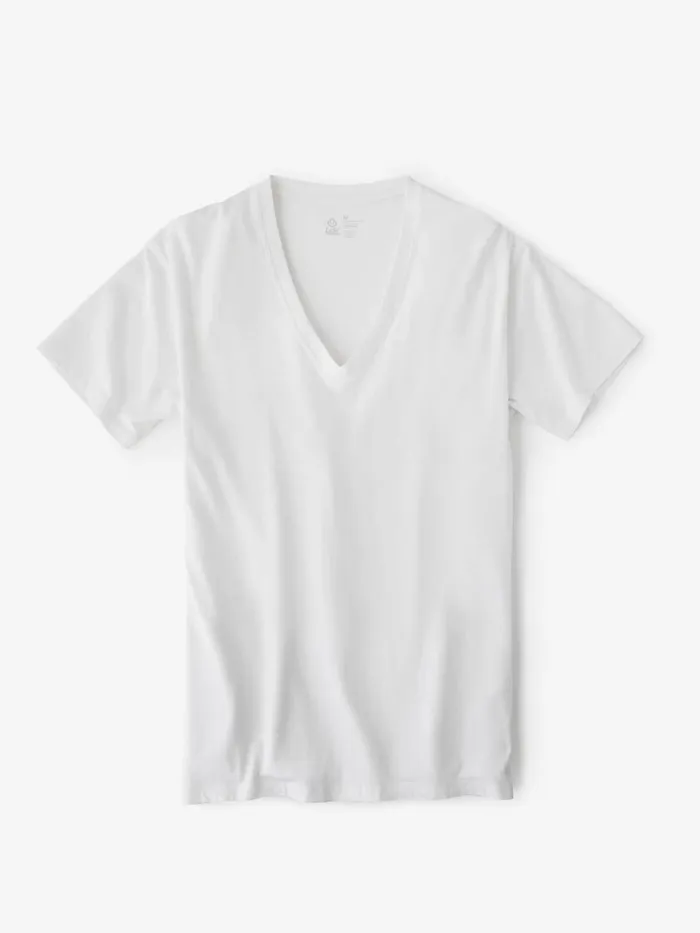 Men BamBare Bamboo Comfort Deep VNeck Undershirt 8211 Tasc Performance Tasc Performance Underwear Socks