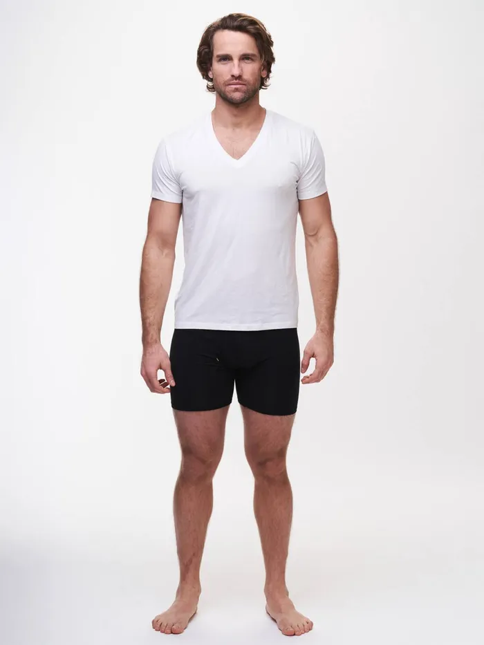 Men BamBare Bamboo Comfort Deep VNeck Undershirt 8211 Tasc Performance Tasc Performance Underwear Socks