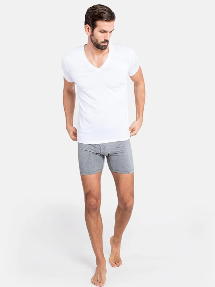 Men BamBare Bamboo Comfort Deep VNeck Undershirt 8211 Tasc Performance Tasc Performance Underwear Socks