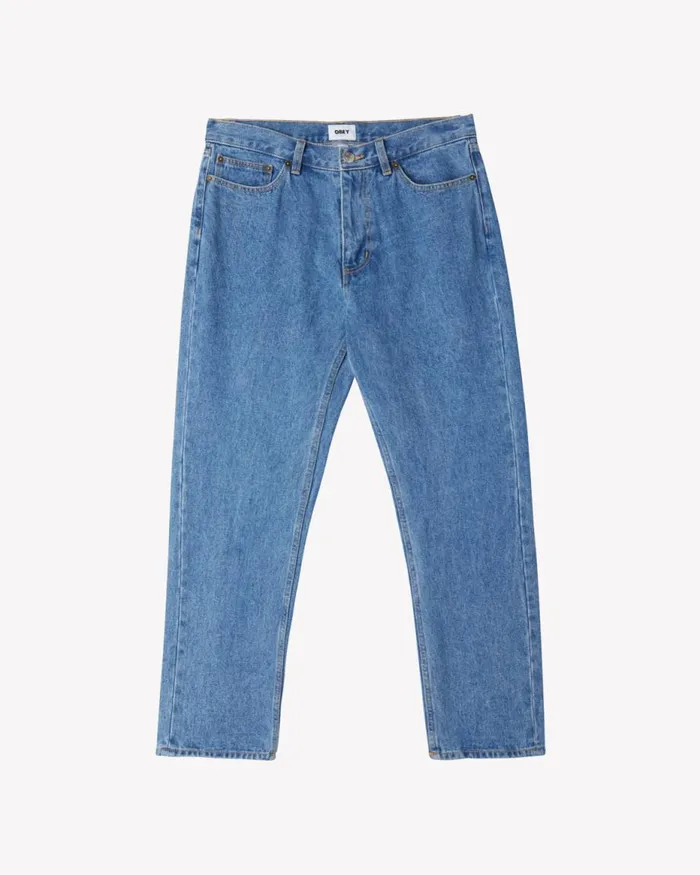 Men BENDER DENIM Faded Black OBEY Clothing Denim