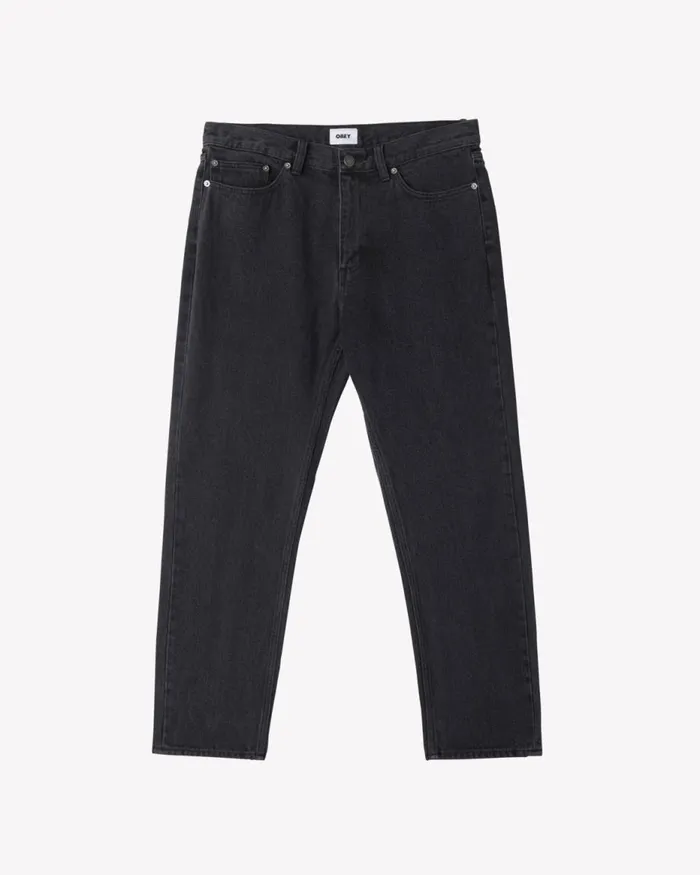 Men BENDER DENIM Light Indigo OBEY Clothing Denim