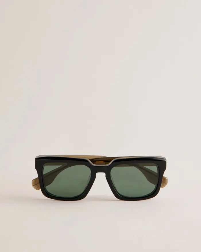 Men BENNIIE 8211 Chunky Square Acetate Sunglasses Black Ted Baker Sunglasses Men BENNIIE 8211 Chunky Square Acetate Sunglasses Black Ted Baker Sunglasses