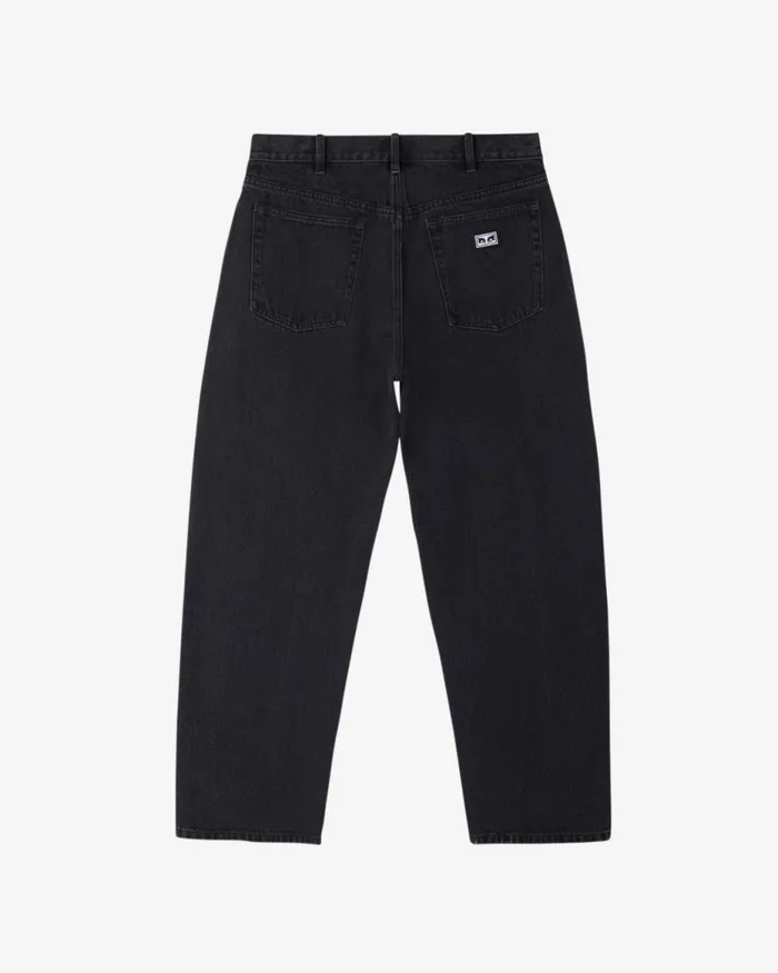 Men BIGWIG BAGGY DENIM Faded Black OBEY Clothing Denim