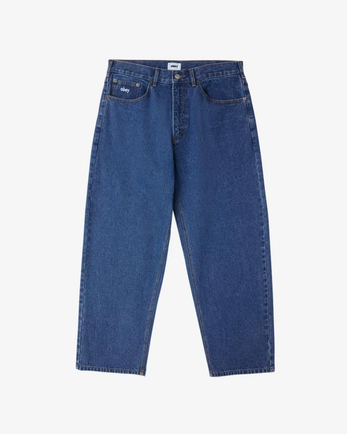 Men BIGWIG BAGGY DENIM Faded Black OBEY Clothing Denim