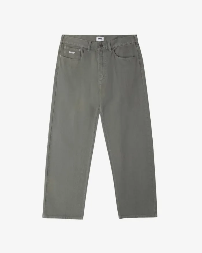 Men BIGWIG BAGGY DENIM Faded Black OBEY Clothing Denim