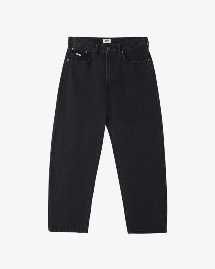 Men BIGWIG BAGGY DENIM Laurel Wreath OBEY Clothing Denim
