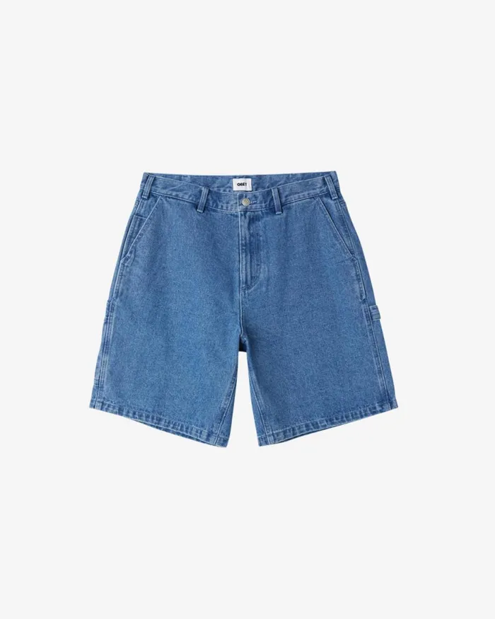 Men BIGWIG DENIM CARPENTER SHORT Unbleached OBEY Clothing BIGWIG