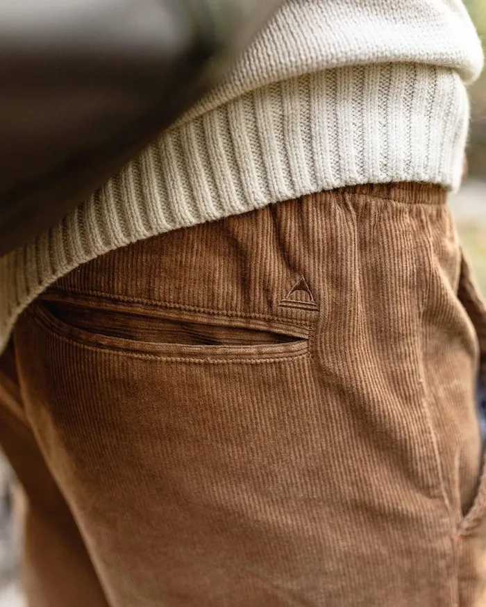 Men Bottoms Passenger Adventurer Cord Trouser Coconut Coconut