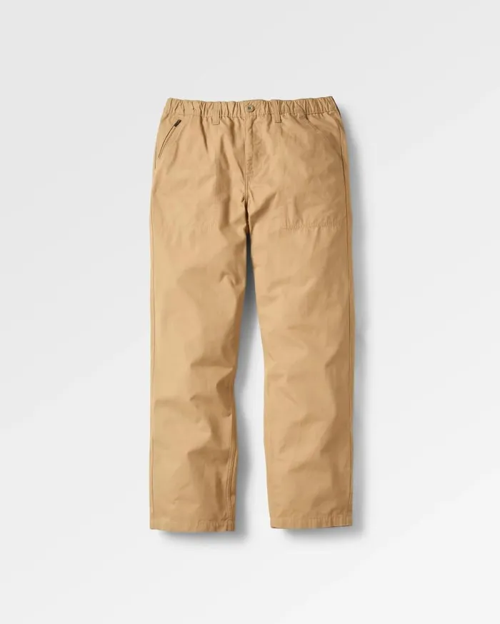 Men Bottoms Passenger Chance Organic Cotton Trouser Biscuit Biscuit