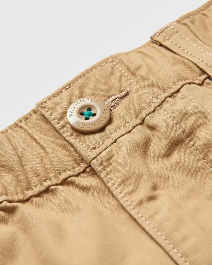 Men Bottoms Passenger Chance Organic Cotton Trouser Biscuit Biscuit