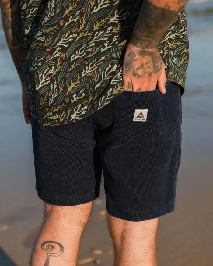 Men Bottoms Passenger Drifter Cord Short Rich Navy Rich Navy