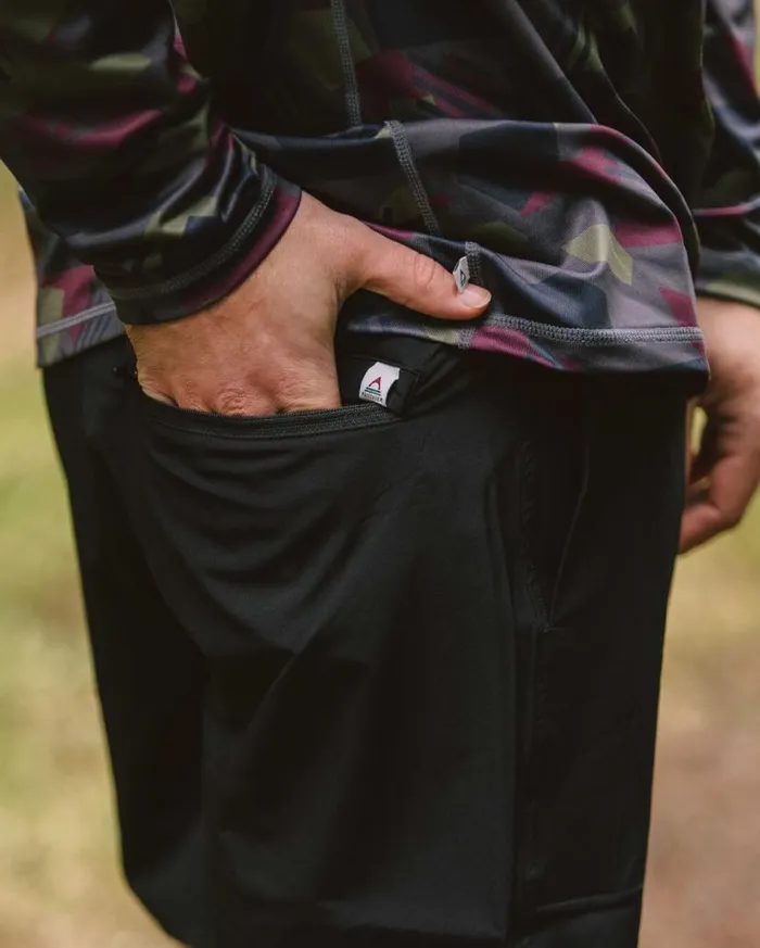Men Bottoms Passenger Porto Recycled All Purpose Swim Short Black Black