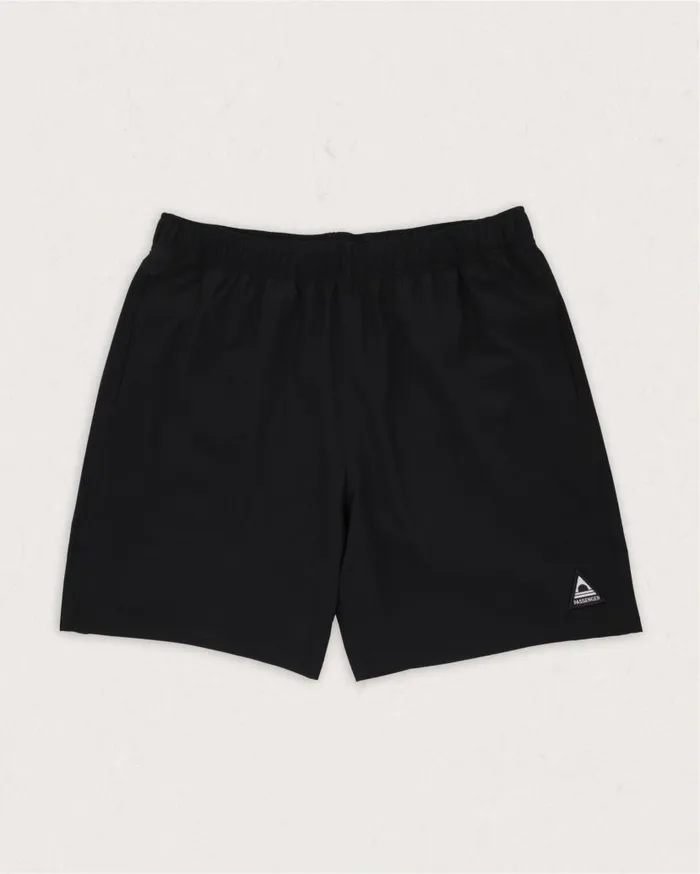Men Bottoms Passenger Porto Recycled All Purpose Swim Short Black Black