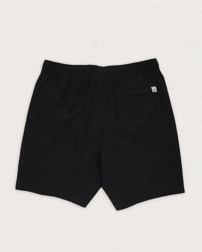 Men Bottoms Passenger Porto Recycled All Purpose Swim Short Black Black
