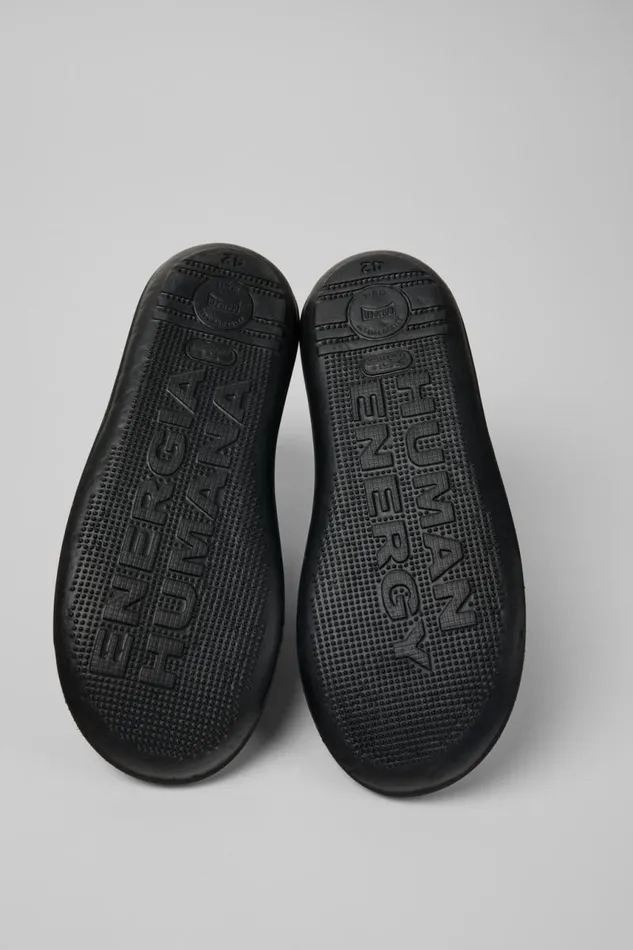 Men Camper Ankle Boots Beetle PrimaLoft Black Textile And Leather Ankle Boots Men Camper Ankle Boots Beetle PrimaLoft Black Textile And Leather Ankle Boots