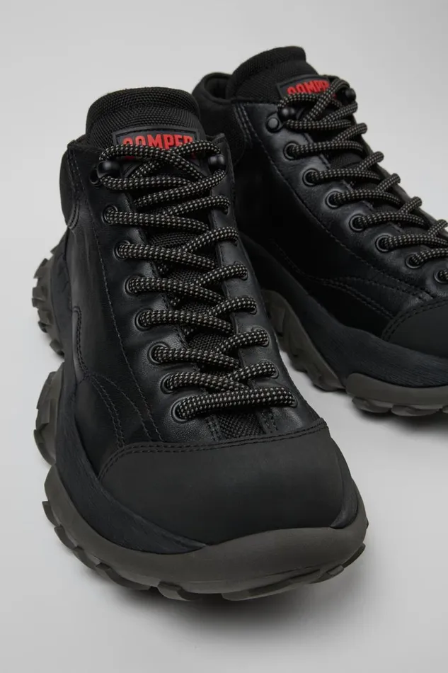 Men Camper Ankle Boots Karst Trek GORETEX Black Ankle Boots