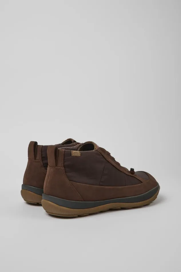 Men Camper Ankle Boots Peu Pista Brown Ankle Boots