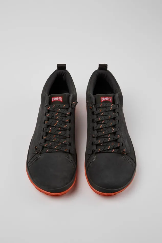 Men Camper Ankle Boots Peu Pista GORETEX Gray Nubuck Shoes