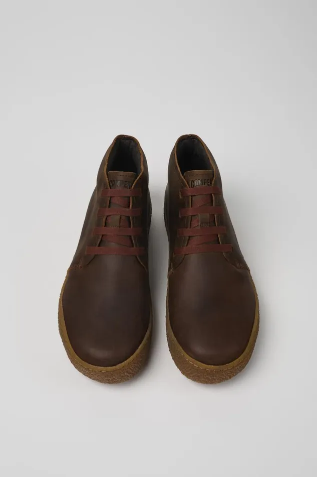 Men Camper Ankle Boots Peu Terreno Brown Nubuck Desert Boot Men Camper Ankle Boots Peu Terreno Brown Nubuck Desert Boot