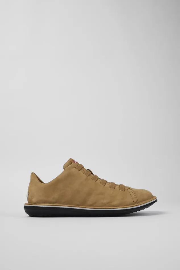 Men Camper Casual Shoes Beetle Brown Nubuck Low Sneaker Men Camper Casual Shoes Beetle Brown Nubuck Low Sneaker