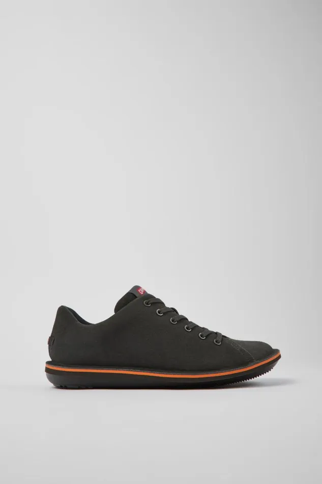 Men Camper Casual Shoes Beetle Dark Gray Nubuck Shoes Men Camper Casual Shoes Beetle Dark Gray Nubuck Shoes