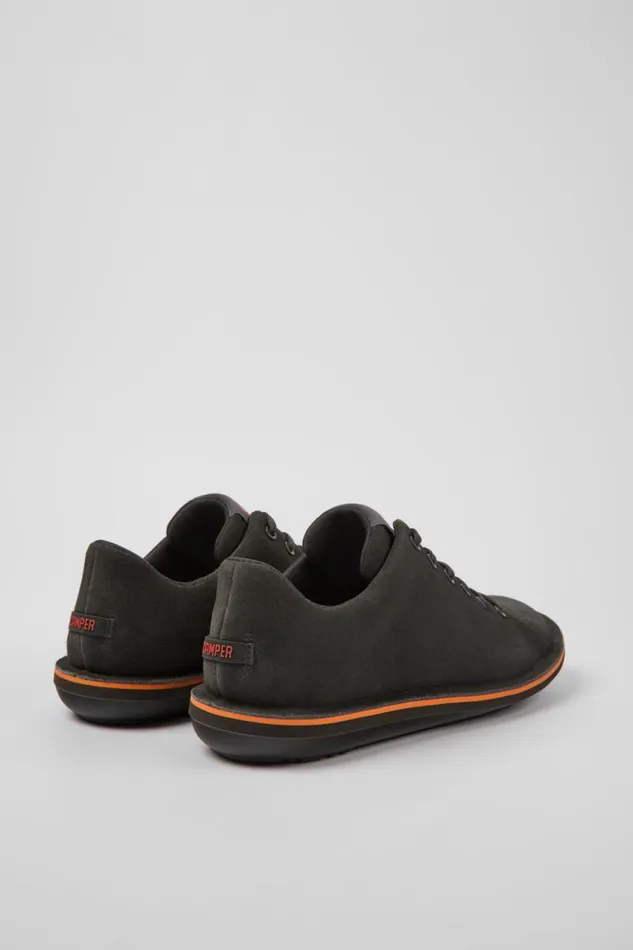Men Camper Casual Shoes Beetle Dark Gray Nubuck Shoes Men Camper Casual Shoes Beetle Dark Gray Nubuck Shoes