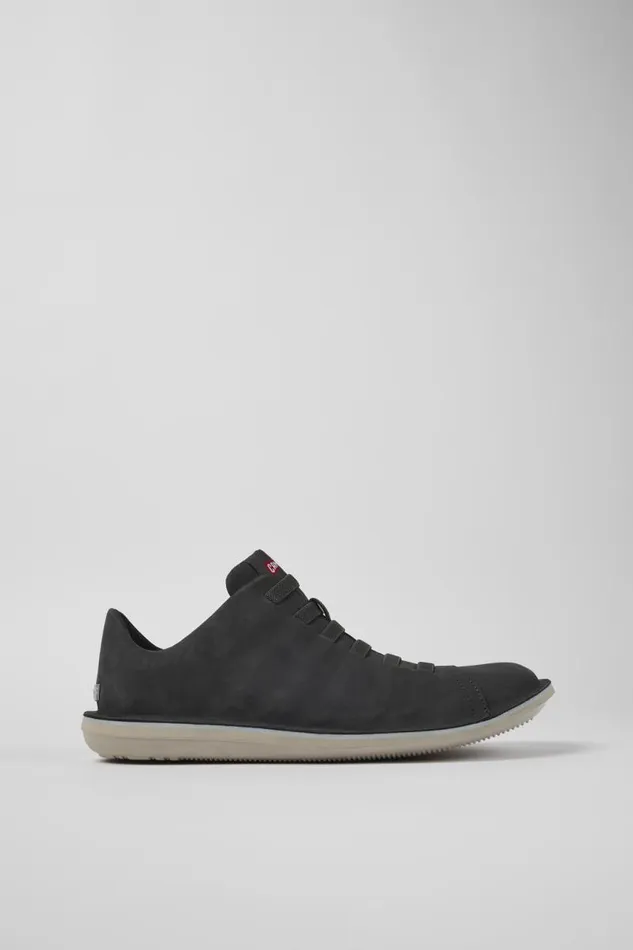 Men Camper Casual Shoes Beetle Gray Nubuck Low Sneaker Men Camper Casual Shoes Beetle Gray Nubuck Low Sneaker