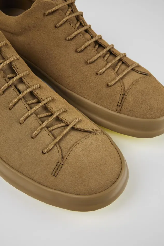 Men Camper Casual Shoes Chasis Brown Nubuck Basket